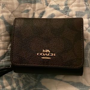Coach trifold wallet
